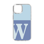 Slim Protection Case［ Original - initial two tone - W blue ］