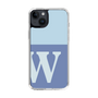 Slim Protection Case［ Original - initial two tone - W blue ］