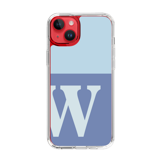 Slim Protection Case［ Original - initial two tone - W blue ］