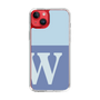 Slim Protection Case［ Original - initial two tone - W blue ］