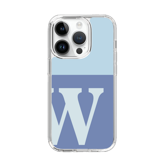 Slim Protection Case［ Original - initial two tone - W blue ］