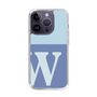 Slim Protection Case［ Original - initial two tone - W blue ］
