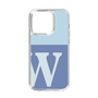 Slim Protection Case［ Original - initial two tone - W blue ］