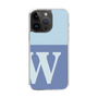 Slim Protection Case［ Original - initial two tone - W blue ］