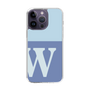 Slim Protection Case［ Original - initial two tone - W blue ］