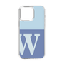 Slim Protection Case［ Original - initial two tone - W blue ］