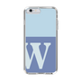 Slim Protection Case［ Original - initial two tone - W blue ］