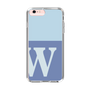 Slim Protection Case［ Original - initial two tone - W blue ］