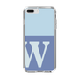 Slim Protection Case［ Original - initial two tone - W blue ］