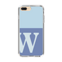 Slim Protection Case［ Original - initial two tone - W blue ］