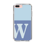 Slim Protection Case［ Original - initial two tone - W blue ］