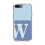Slim Protection Case［ Original - initial two tone - W blue ］