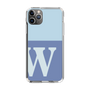 Slim Protection Case［ Original - initial two tone - W blue ］