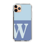 Slim Protection Case［ Original - initial two tone - W blue ］