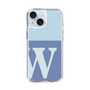 Slim Protection Case［ Original - initial two tone - W blue ］