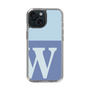Slim Protection Case［ Original - initial two tone - W blue ］