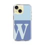 Slim Protection Case［ Original - initial two tone - W blue ］