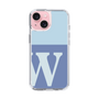 Slim Protection Case［ Original - initial two tone - W blue ］