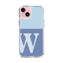 Slim Protection Case［ Original - initial two tone - W blue ］