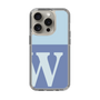 Slim Protection Case［ Original - initial two tone - W blue ］