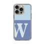 Slim Protection Case［ Original - initial two tone - W blue ］