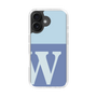 Slim Protection Case［ オリジナル - initial two tone - W blue ］