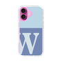 Slim Protection Case［ オリジナル - initial two tone - W blue ］