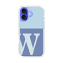 Slim Protection Case［ オリジナル - initial two tone - W blue ］