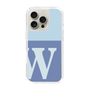 Slim Protection Case［ オリジナル - initial two tone - W blue ］