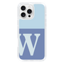 Slim Protection Case［ オリジナル - initial two tone - W blue ］