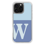 Slim Protection Case［ オリジナル - initial two tone - W blue ］