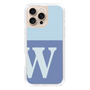Slim Protection Case［ オリジナル - initial two tone - W blue ］