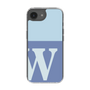 Slim Protection Case［ Original - initial two tone - W blue ］