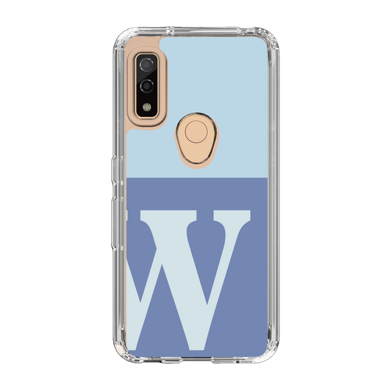 Slim Protection Case［ Original - initial two tone - W blue ］