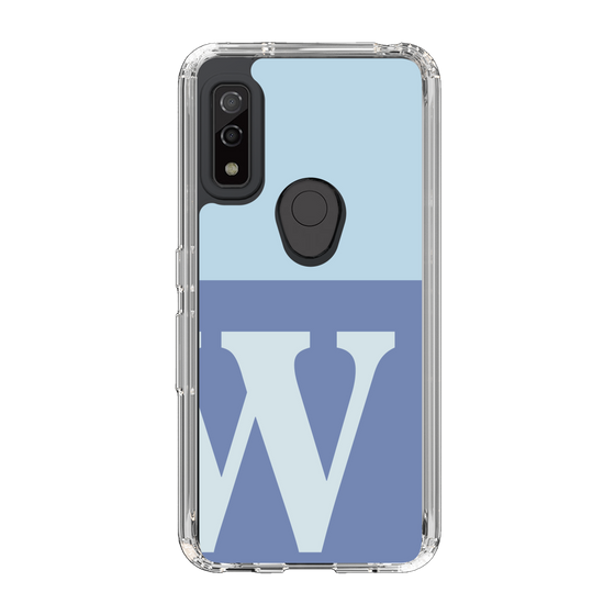 Slim Protection Case［ Original - initial two tone - W blue ］