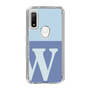 Slim Protection Case［ Original - initial two tone - W blue ］
