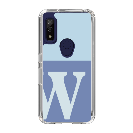 Slim Protection Case［ Original - initial two tone - W blue ］