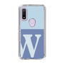 Slim Protection Case［ Original - initial two tone - W blue ］