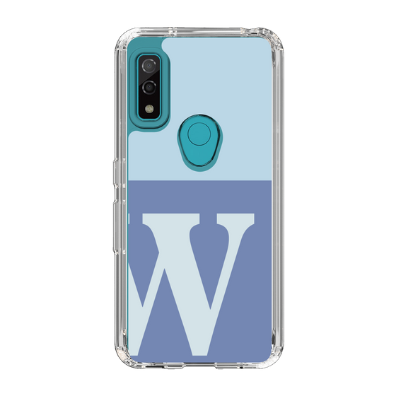 Slim Protection Case［ Original - initial two tone - W blue ］