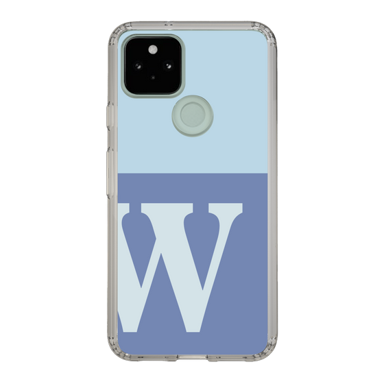 Slim Protection Case［ Original - initial two tone - W blue ］