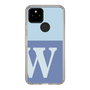 Slim Protection Case［ Original - initial two tone - W blue ］