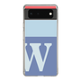 Slim Protection Case［ Original - initial two tone - W blue ］