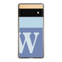 Slim Protection Case［ Original - initial two tone - W blue ］