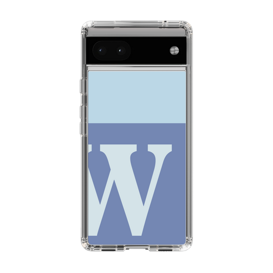 Slim Protection Case［ Original - initial two tone - W blue ］