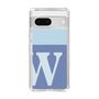 Slim Protection Case［ Original - initial two tone - W blue ］