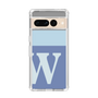 Slim Protection Case［ Original - initial two tone - W blue ］