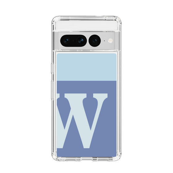 Slim Protection Case［ Original - initial two tone - W blue ］