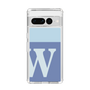 Slim Protection Case［ Original - initial two tone - W blue ］