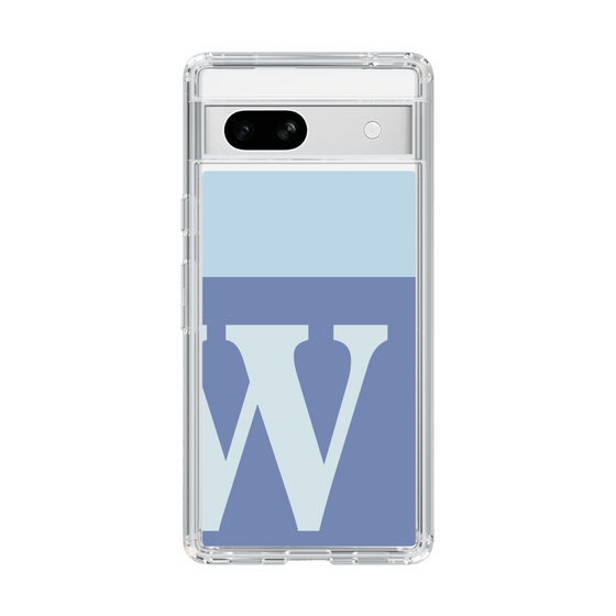 Slim Protection Case［ Original - initial two tone - W blue ］