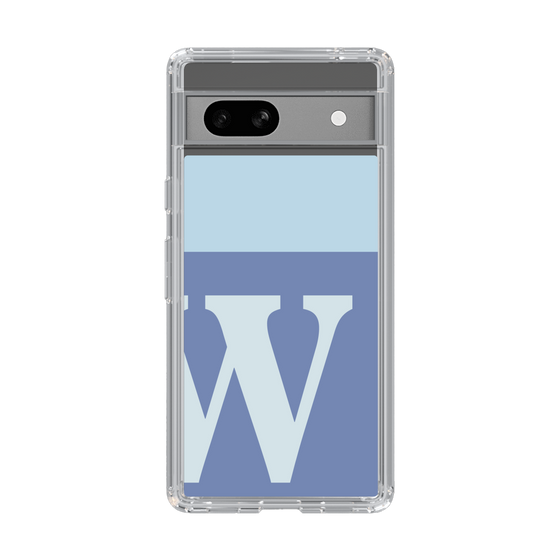 Slim Protection Case［ Original - initial two tone - W blue ］
